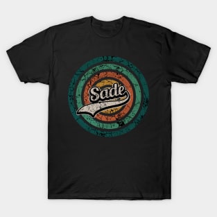 Sade // Retro Circle Crack Vintage T-Shirt